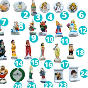 Fasolka do wyboru ASTERIX OBELIX miniaturowa błyszcząca porcelanowa mini figurka kreskówka Bd ceramiczna mała francuska porcelana feves do dekoracji