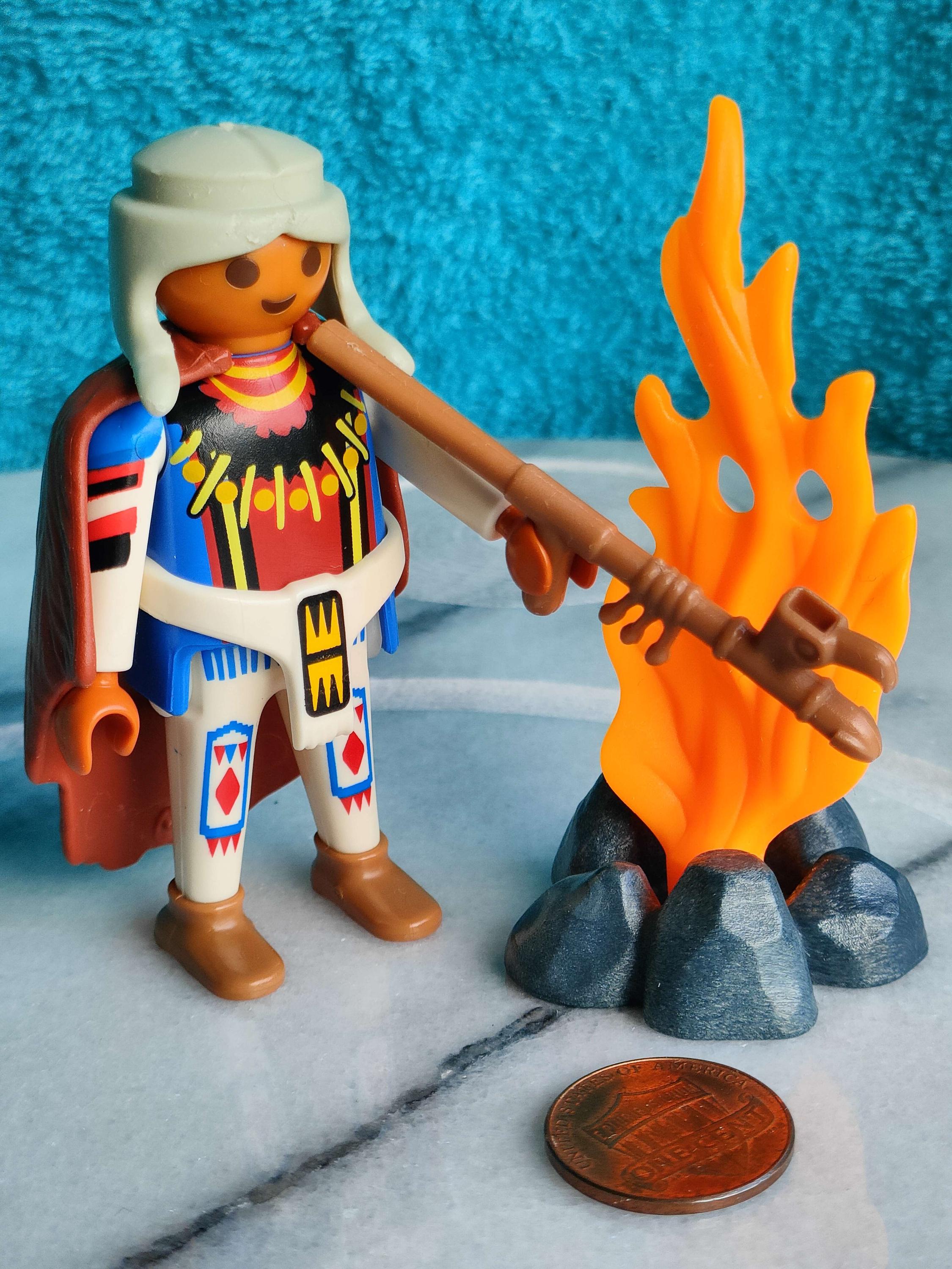 プレイモービルフィギュア ネイティブインディアン ウエスタンプレイ