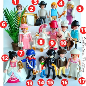 Playmobil Victorian figures Nostalgy 1900 figurines mansion Tintin Belle Epoque vintage toys Dollhouse Lady and Lord House CollectionPassion