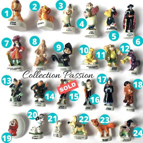 Harry Potter French Feve Set of 10 Collectible Ceramic