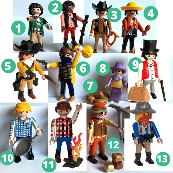 PLAYMOBIL Figure COWBOY WESTERN Playmobile Vintage Figurines Children Toys  to Develop Their Imagination Play Kids Toy Cowboy and Indians -  Israel