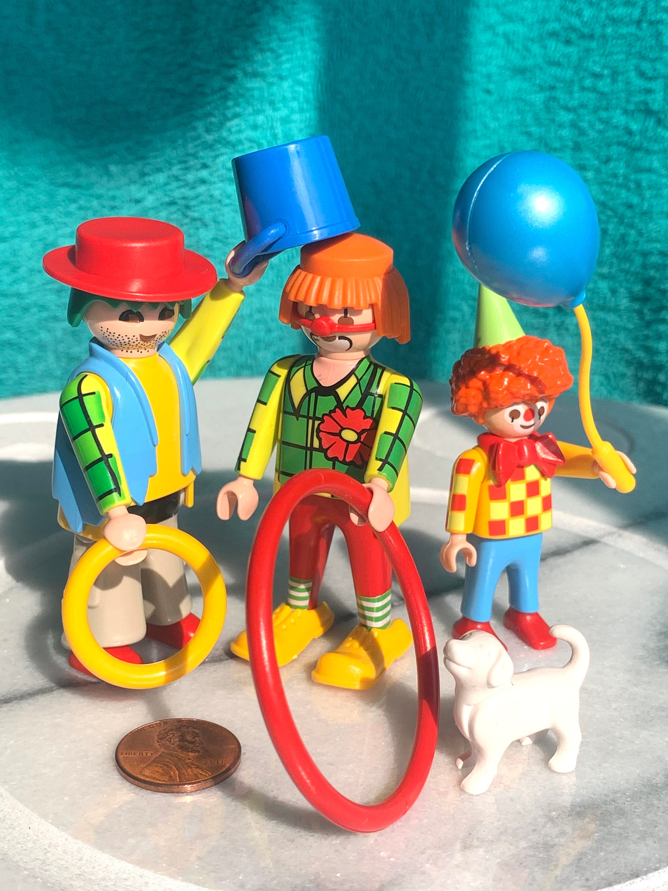 Figurines Playmobil Clowns - Lot Occasion - Pour Enfants Et Collectionneurs