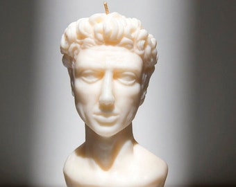 Hermes sculptural candle