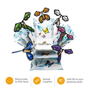 FlutterBox I DIY Butterfly Explosion Box Kit Butterfly DIY Flutterbox +5 FlutterFlyers