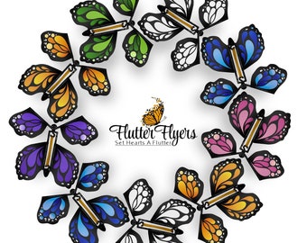 Flying Monarch Butterflies - Assorted Colors