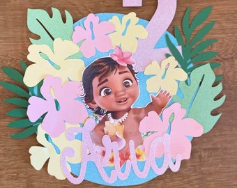 Baby Moana Cake Topper Etsy Baby Moana Cake Topper Etsy