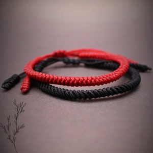 Handmade Buddhist Tibetan bracelet , Tibetan Braided Lucky Knots Bracelet, Men Woman Bracelet, braided bracelet