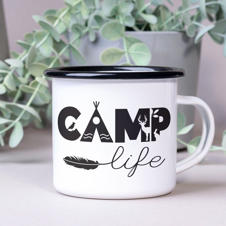 Camp Life SVG Camping Bucket SVG Camping Flag SVG Svg File for Cricut