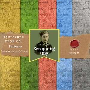 Postcards from OZ patterns
