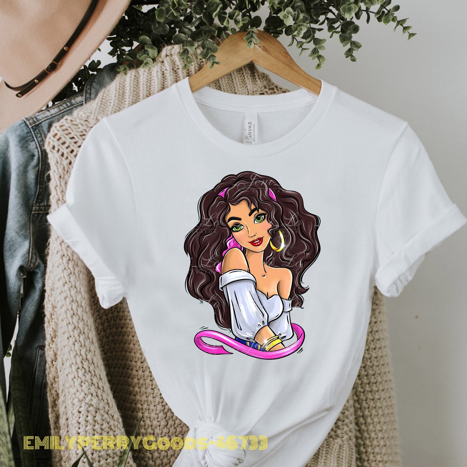 Esmeralda Hunchback Of Notre Dame T-Shirt Esmeralda Shirt | Etsy