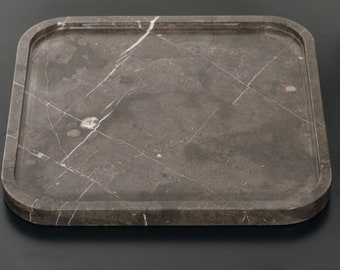 Pocket emptier in Carrara marble - Carrara Marble Centerpiece - Tray - Pocket emptier