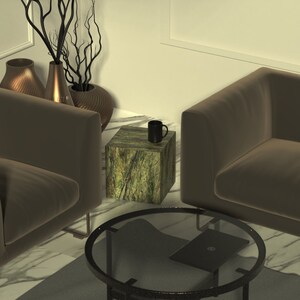 Coffee Table Marble - Marble Cube - Marble Coffee Table image 6