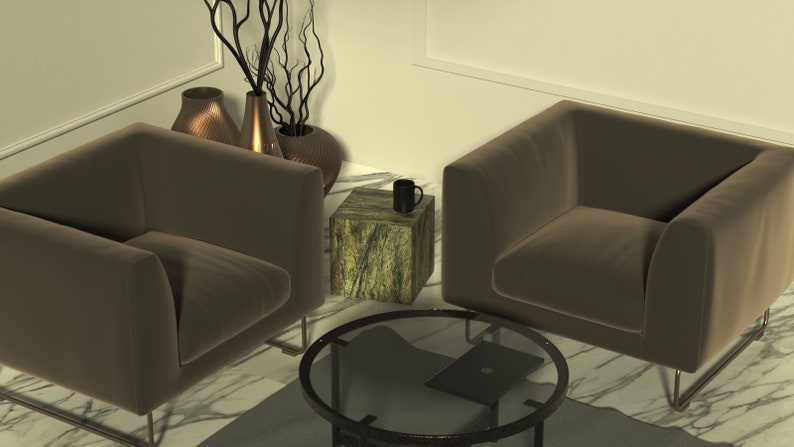 Coffee Table Marble - Marble Cube - Marble Coffee Table image 6