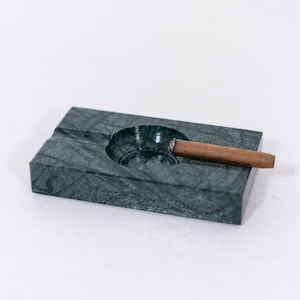 Ashtray marble Green Guatemala - Ashtray marble Green Guatemala