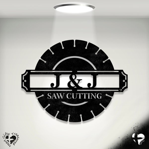 Personalized Saw Blade Art | Custom Metal Sign, Garage Decor