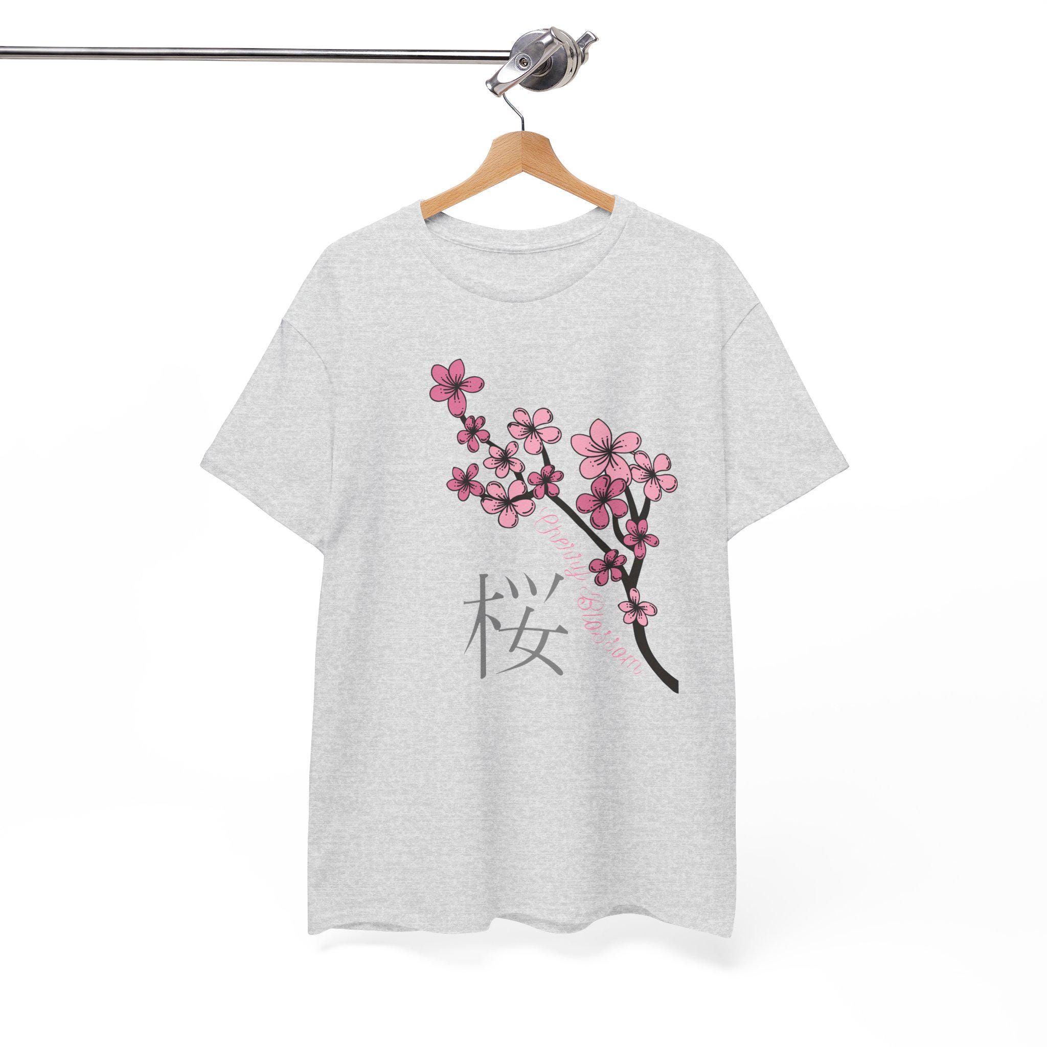 Sakura T-shirt: Cherry Blossom Floral Graphic Tee - Etsy