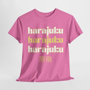Harajuku T-Shirt: Japanese Kanji Design