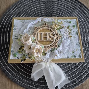 Geschenk zur Erstkommunion, Exklusives Geschenk, Elegante Verpackung Handgefertigte 3d
