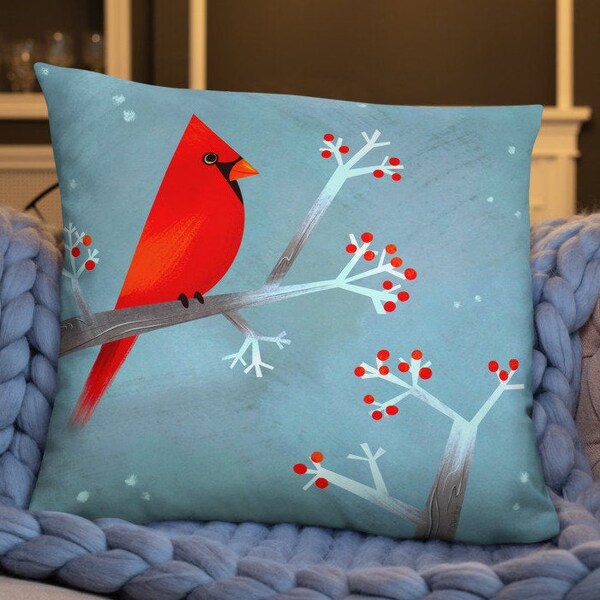 Bird Pillow Etsy