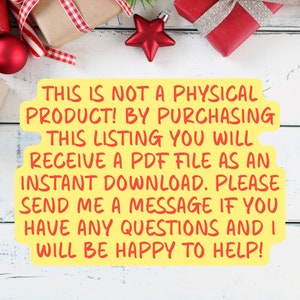 Rustic Christmas Party Trivia Game – 25 Pack, Red & Gold Poinsettia Design, 12-Minute Holiday Fun For Groups - View #3