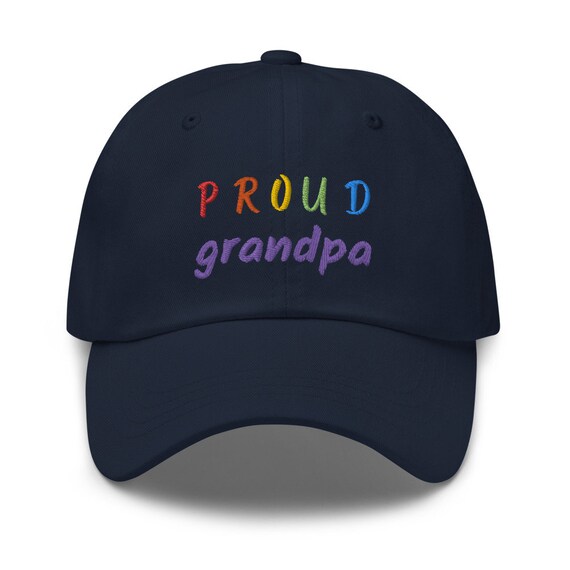 Proud Grandpa Gay Pride Embroidered 
