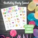 Birthday Bingo Printable Birthday Bingo Printable Party | Etsy