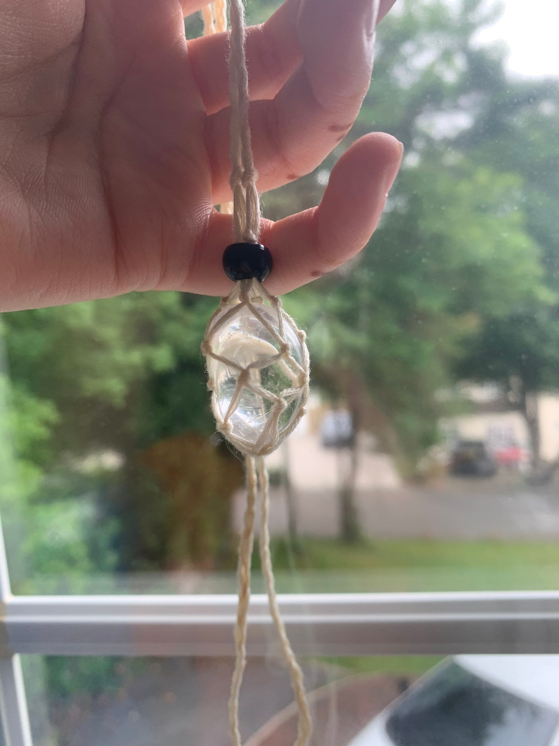 Interchangeable crystal holder necklace crystal not Etsy