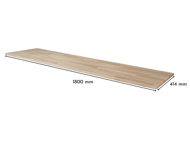 Ikea Besta Holzplatte aus Eichen/Buchenholz Deckplatte aus Massivholz für Besta Regal 180 x 41,4 x 1,9 cm Bild 7