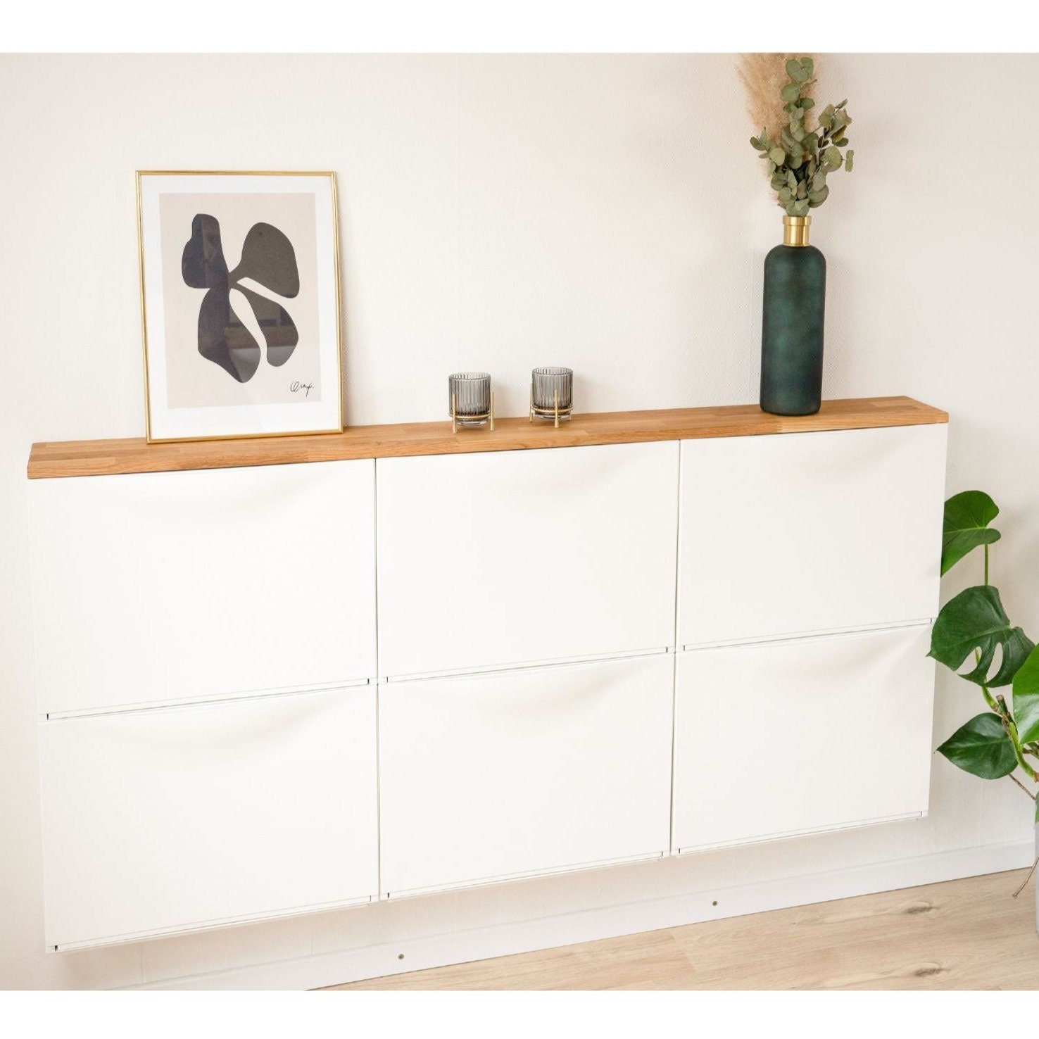 Ikea Trones Wooden Top Made of Oak beech Solid Wood Top for Trones Shoe Cabinet 154.1 X 15.9 X 1.9 Cm Etsy Canada