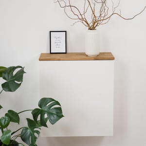 Ikea Besta Holzplatte aus Eichenholz - Deckplatte aus Massivholz für Besta Regal 60 x 22,2 x 1,9 cm