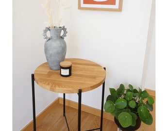 Ikea Gladom Holzplatte aus Eichenholz - Deckplatte aus Massivholz für Gladom Tabletttisch