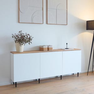 Ikea Knoxhult oak wood panel - solid wood top panel for Knoxhult wall shelf 180.4 x 30.8 cm