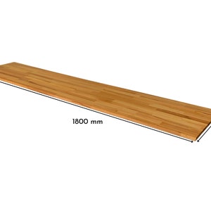 Ikea Besta Holzplatte aus Eichen/Buchenholz Deckplatte aus Massivholz für Besta Regal 180 x 41,4 x 1,9 cm Bild 10