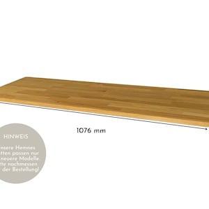 Holzplatte in Eiche Natur für Ikea Hemnes Kommode mit 3 bzw. 6 Schubladen