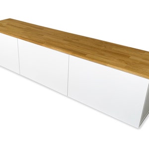 Ikea Besta Holzplatte aus Eichen/Buchenholz Deckplatte aus Massivholz für Besta Regal 180 x 41,4 x 1,9 cm Bild 2