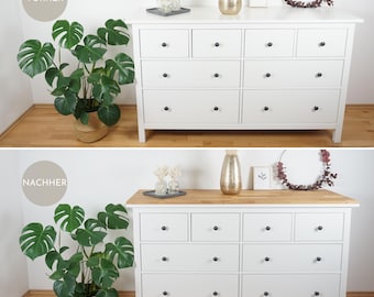 Ikea Hemnes Oak Wood Top Panel - Solid Wood Top Panel for Hemnes
