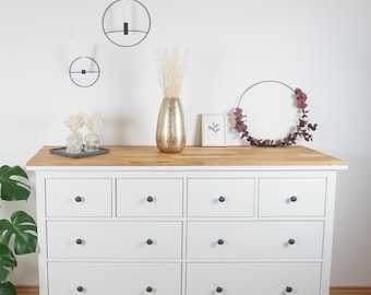 Ikea Hemnes Oak Wood Top Panel - Solid Wood Top Panel for Hemnes