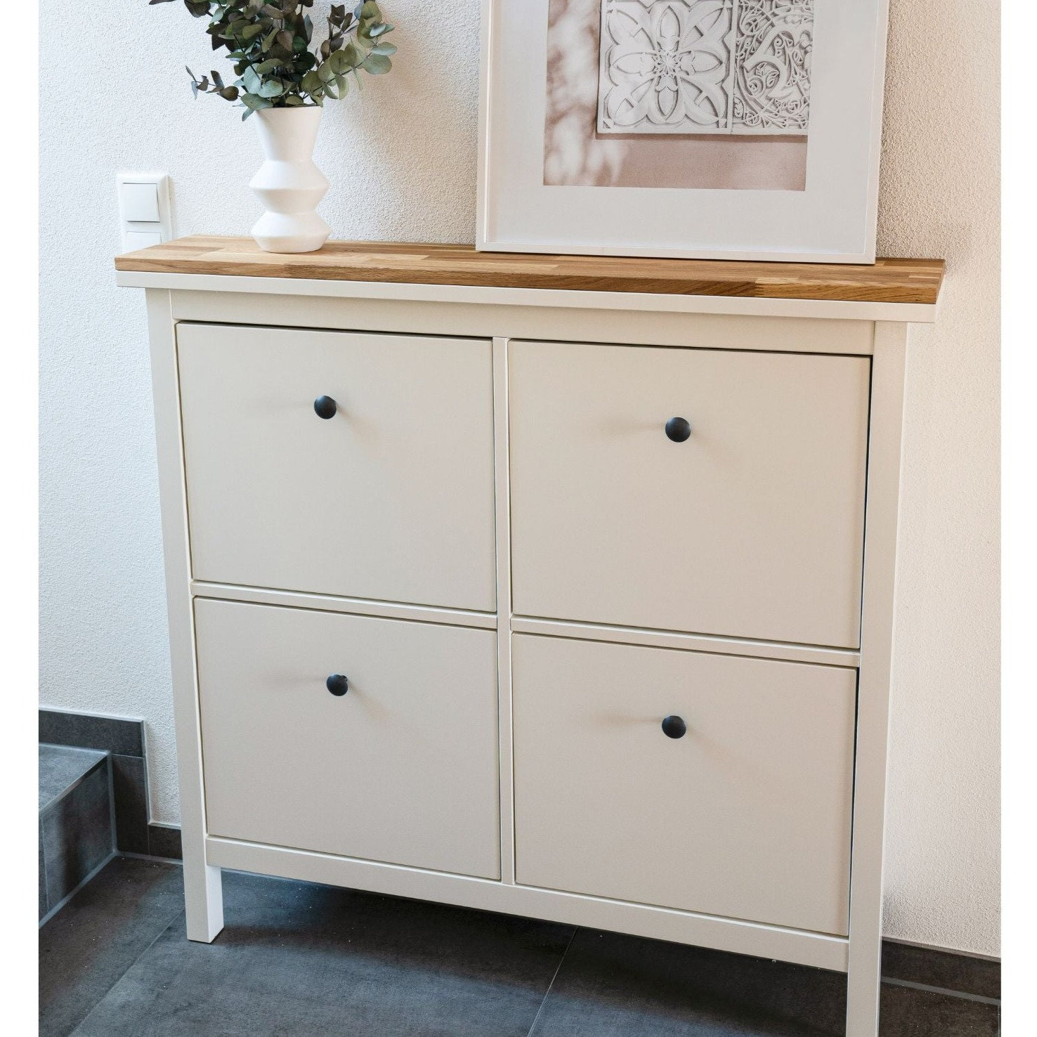 Ikea Hemnes Oak Wooden Top - Solid Wood Top for Hemnes Shoe Ikea Hemnes Oak Wooden Top - Solid Wood Top for Hemnes Shoe