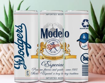 Dodgers Modelo New Dtyle (D) 20oz Straight Skinny Tumbler