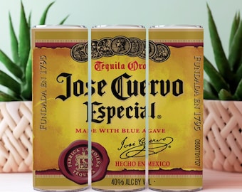 Jose Curevo Especial Blue Agave 20oz Straight Skinny Tumbler