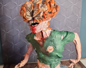 Busto de arcilla clicker: Escultura de terror de The Last of Us