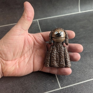 Muppets Rowlf desk buddy clay model  shelf desk decor Jim henson nostalgia