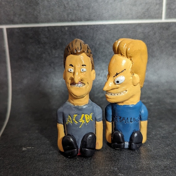 Handmade Beavis and Butt-head Polymer Clay Figurines: 90s