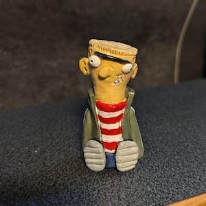 ed edd and eddy desk buddy nostalgia cartoon network mini figure polymer clay model