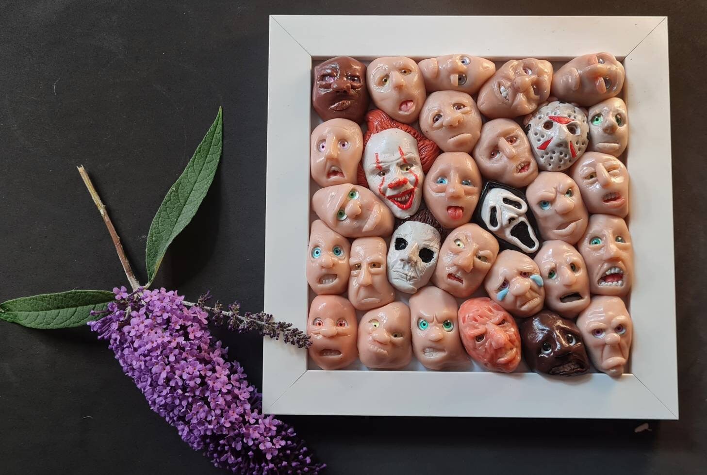 Movie art Clay art wall decor Polymer clay framed art Etsy