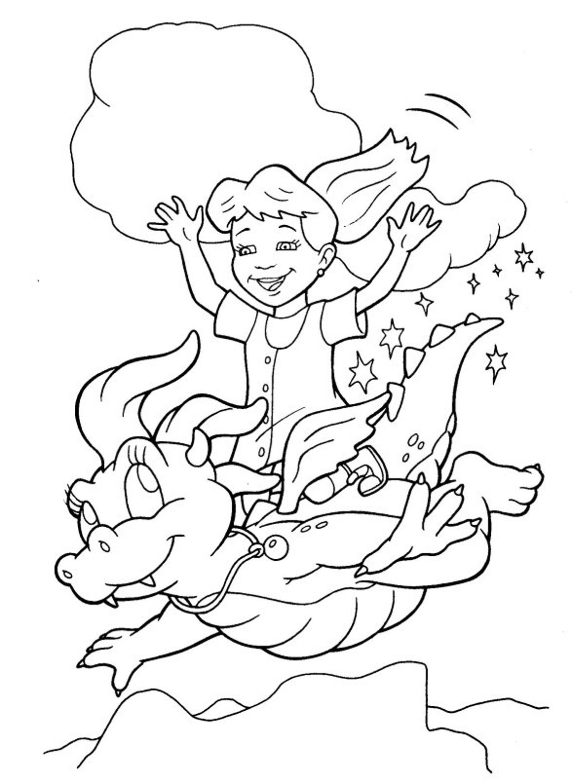 Dragon Tales Coloring Pages Help Your Child Relax 78 Pages | Etsy