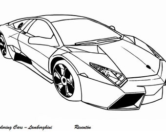 Race Cars Coloring Etsy