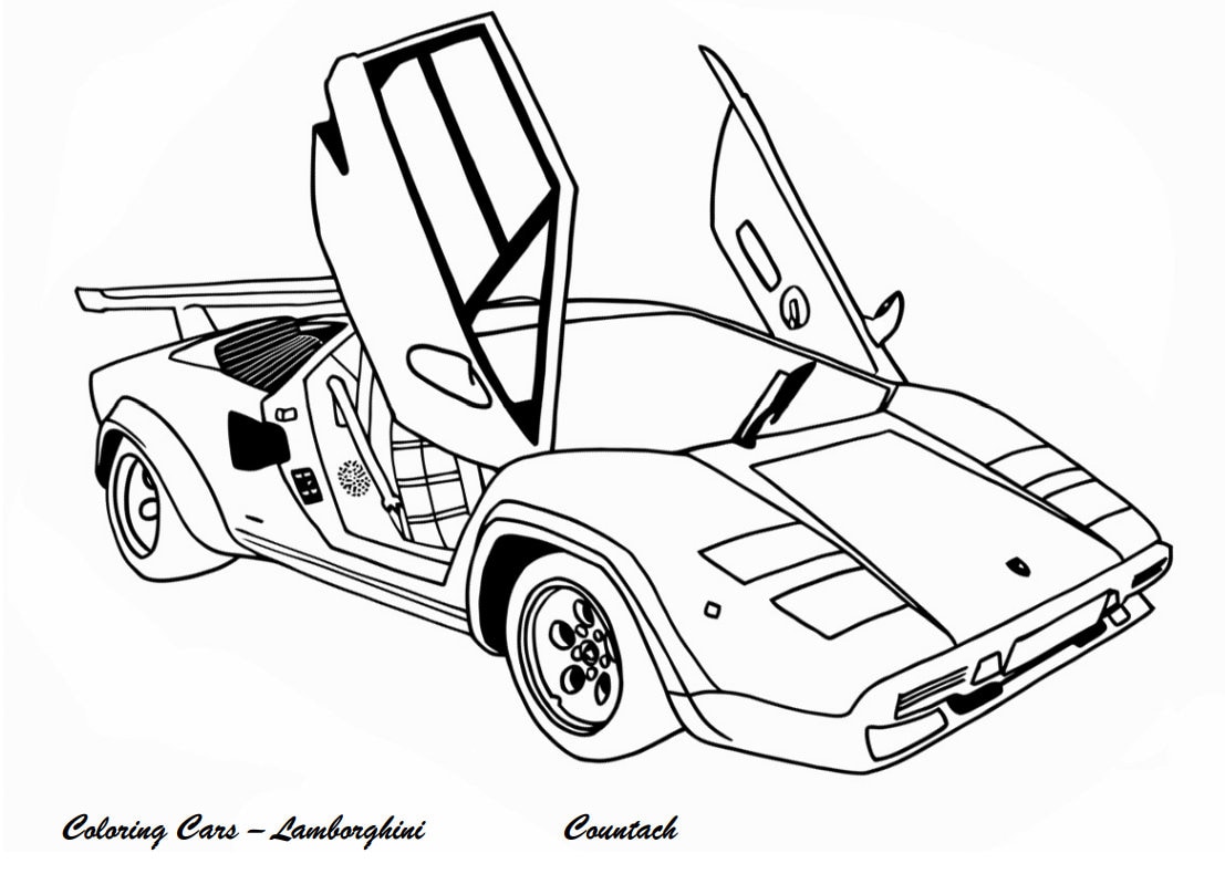 810  Coloring Pages Cars Lamborghini  HD