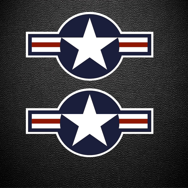 Usaf Roundel Decal - Etsy