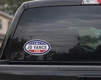 JD Vance For President 2028 1 Pair of Stickers A-17